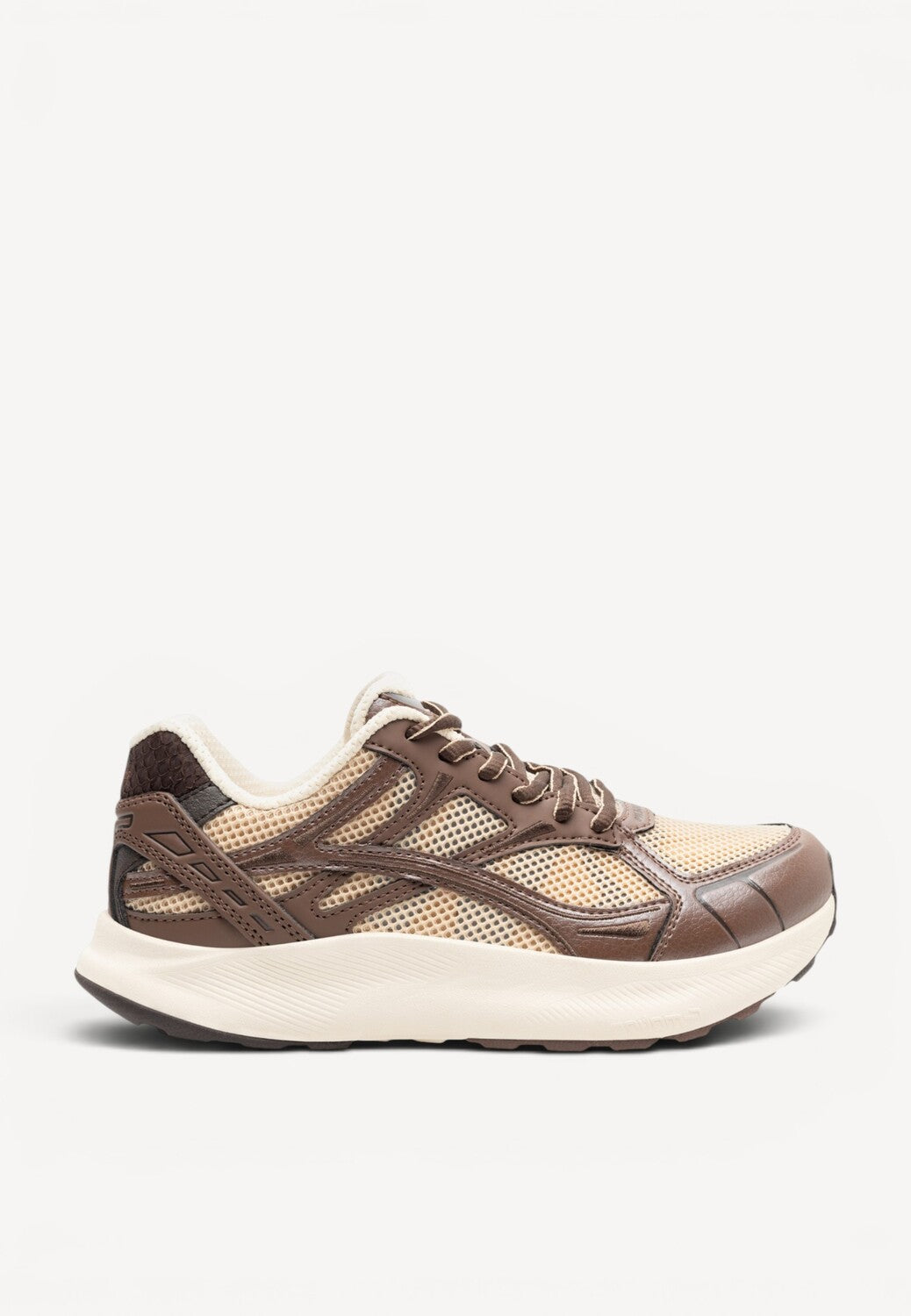 DAMES SPORTIEVE VETERSCHO-Beige combi kleur