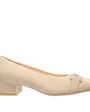 BALLERINAS + PUMPS-Beige suède/nubuck