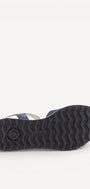 DAMES OPEN SCHOENEN-Blauw suède/nubuck