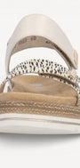 DAMES OPEN SCHOENEN-Beige combi kleur