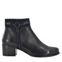 DAMES BOOTS+KORT LAARS-Blauw leer