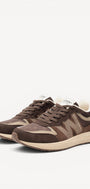 DAMES SPORTIEVE VETERSCHO-Bruin combi kleur