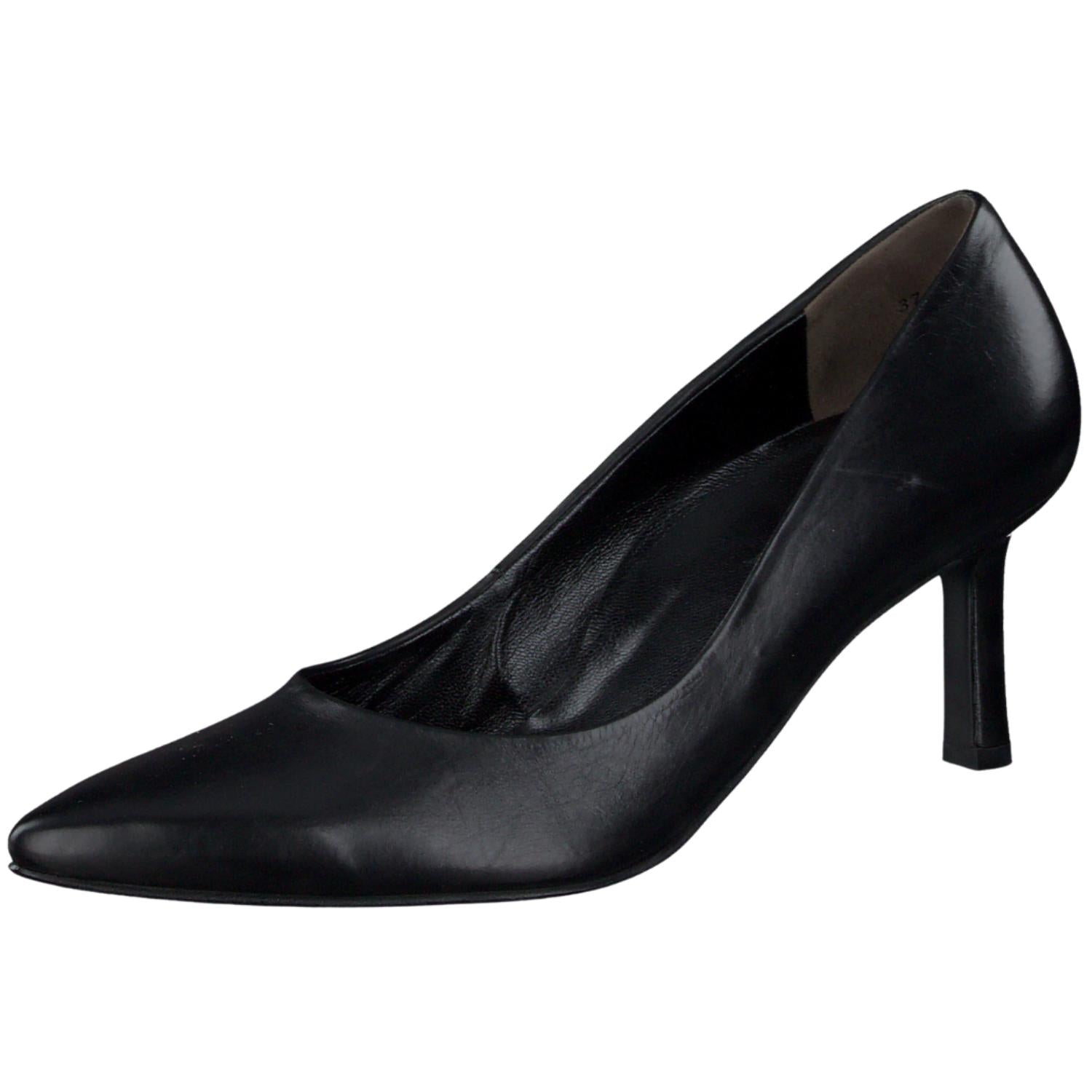 BALLERINAS + PUMPS-Zwart leer