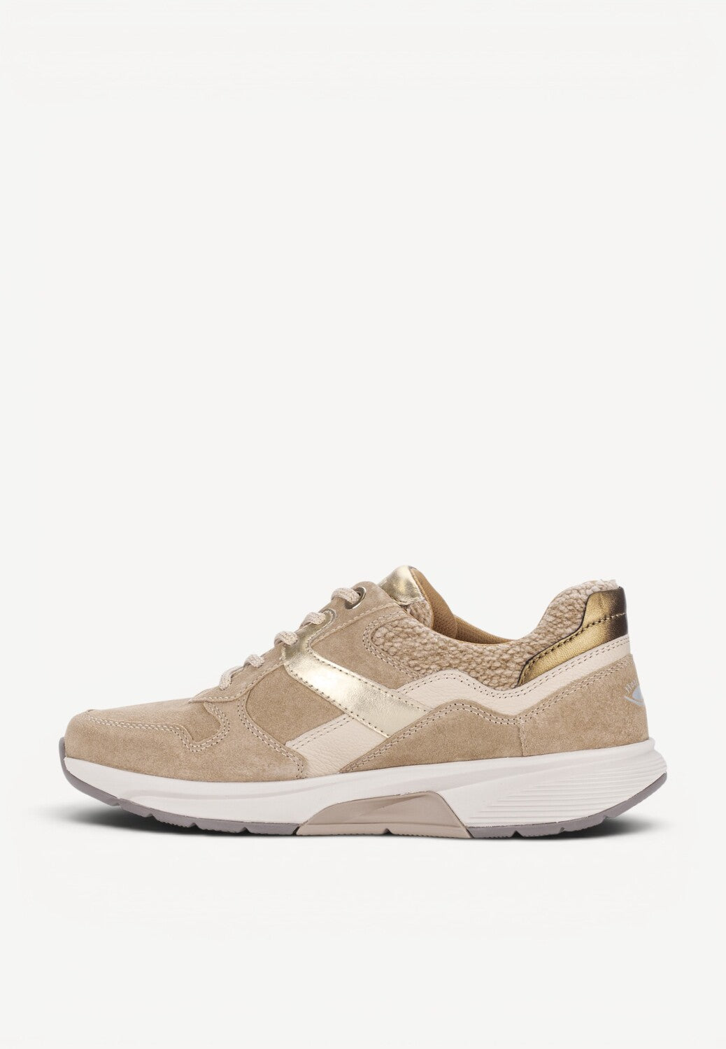 DAMES SPORTIEVE VETERSCHO-Beige suède/nubuck