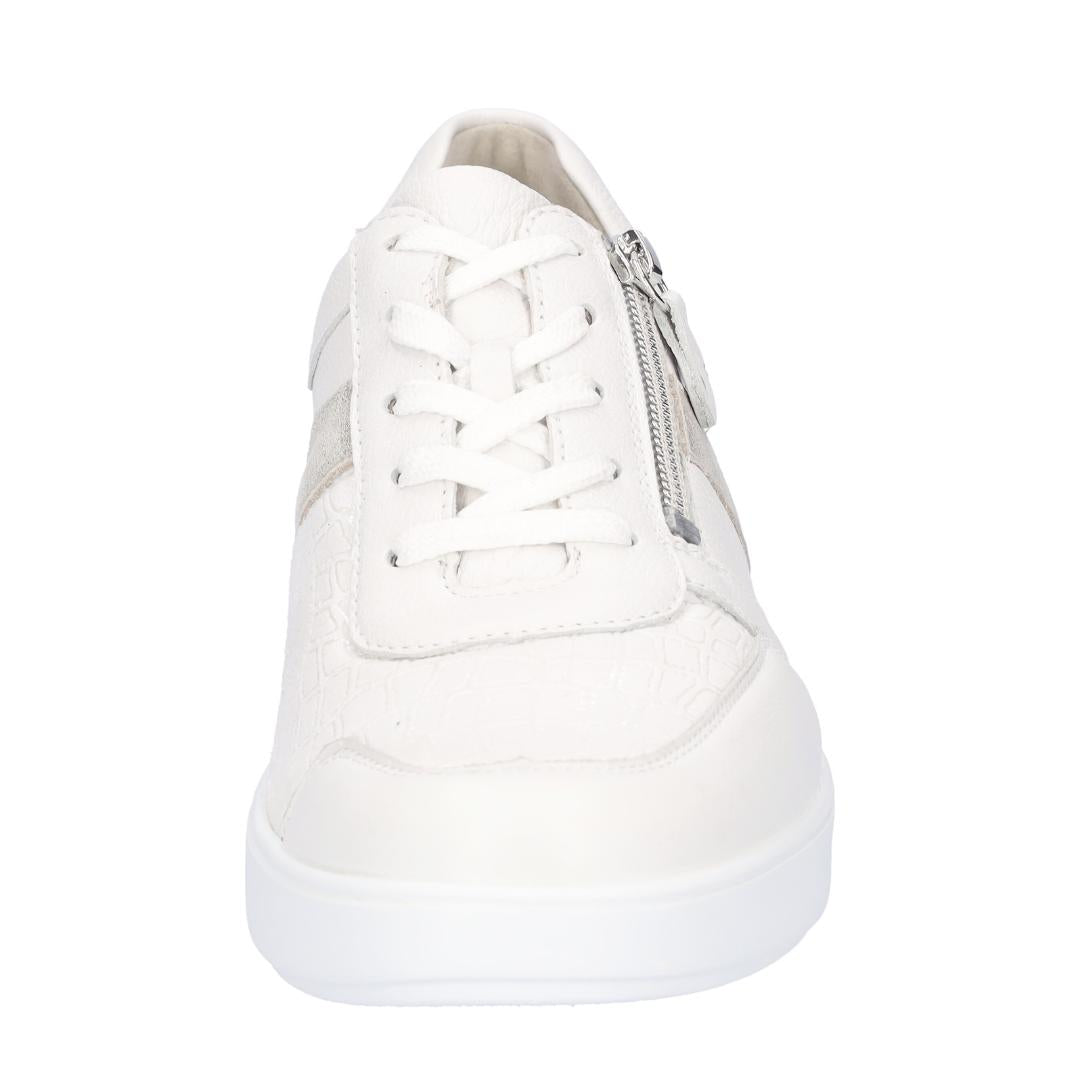 DAMES SPORTIEVE VETERSCHO-Wit leer