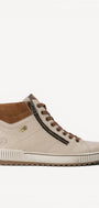 DAMES SPORTIEVE VETERSCHO-Beige leer
