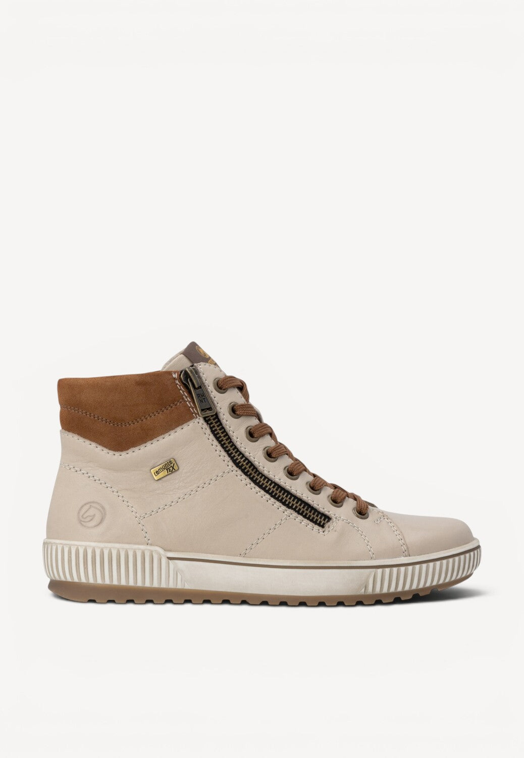 DAMES SPORTIEVE VETERSCHO-Beige leer