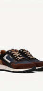 Heren veterschoenen-Bruin suède