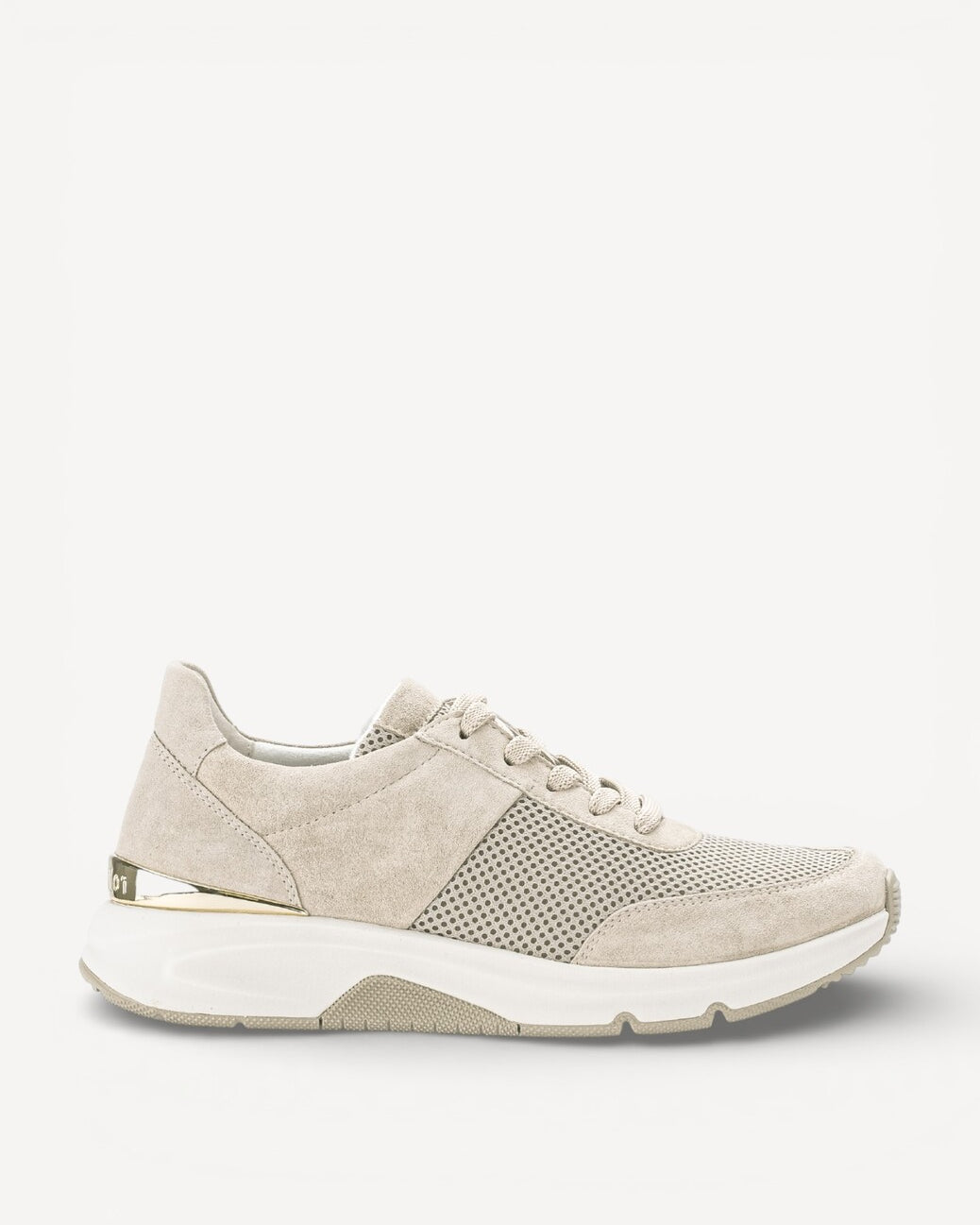 DAMES SPORTIEVE VETERSCHO-Beige suède/nubuck