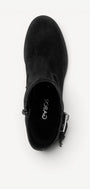 DAMES BOOTS+KORT LAARS-Zwart suède