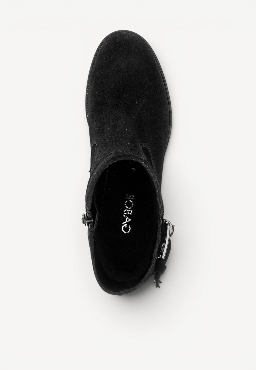 DAMES BOOTS+KORT LAARS-Zwart suède
