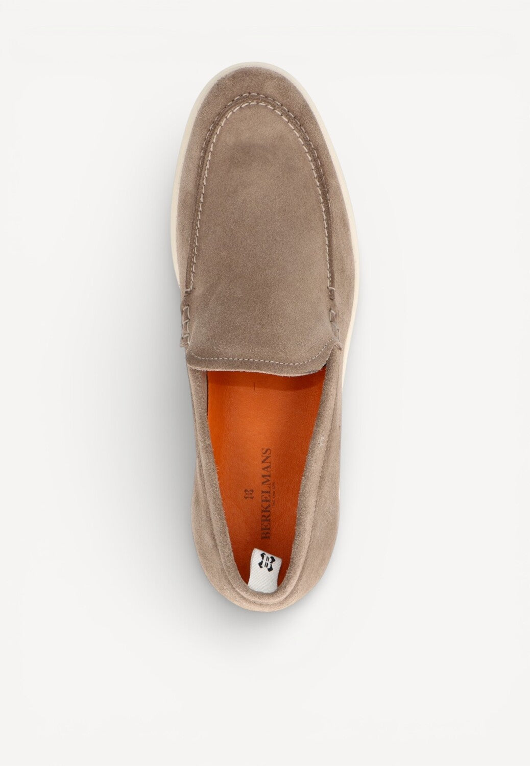 Heren instapper-Beige suède/nubuck