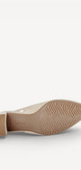 MUIL +SLINGBACK-Beige suède/nubuck