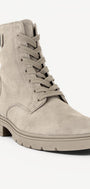 DAMES BOOTS+KORT LAARS-Beige suède/nubuck