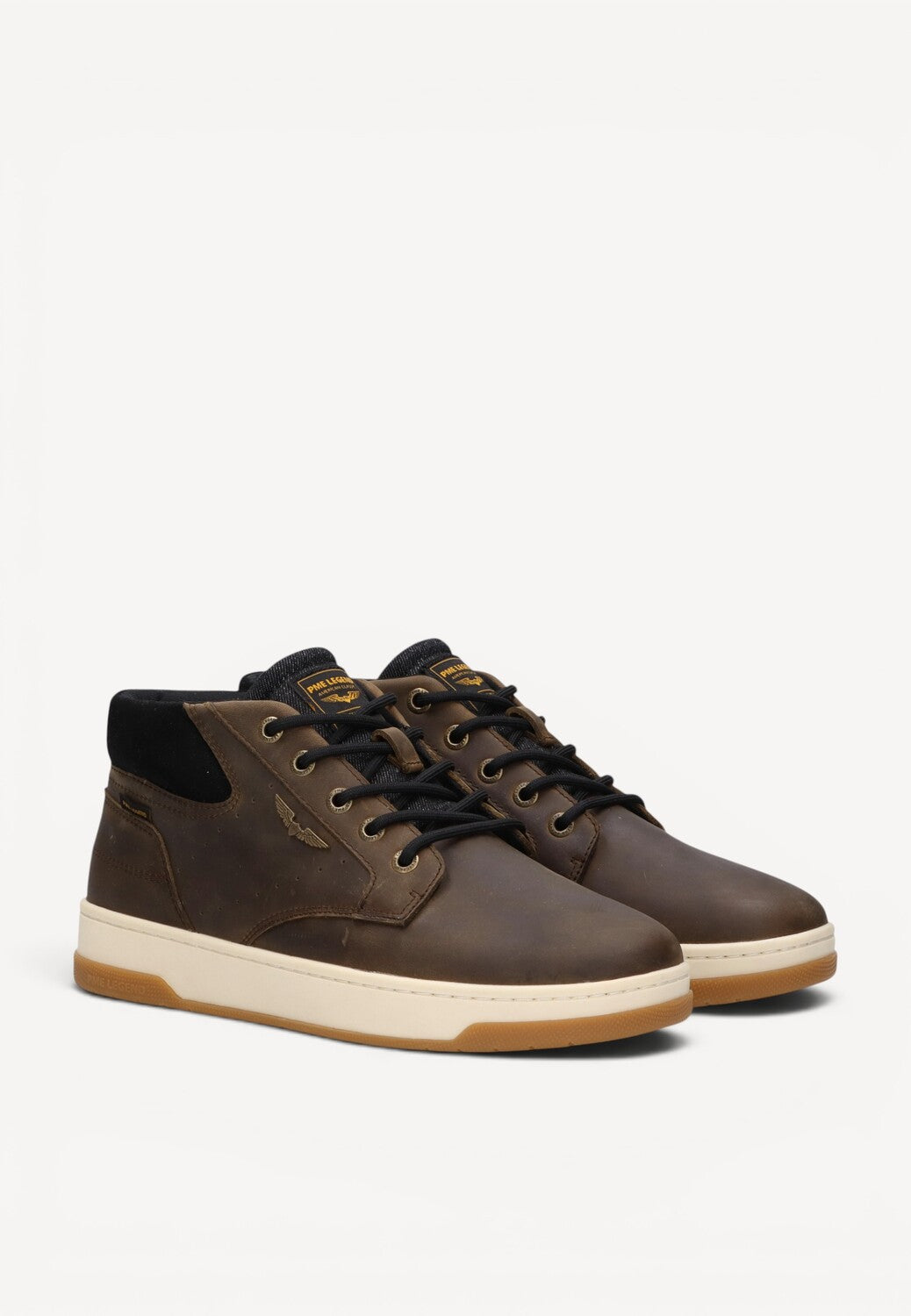 Heren boots-Bruin leer