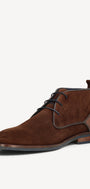 Heren boots-Bruin suède
