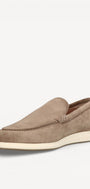 Heren instapper-Beige suède/nubuck