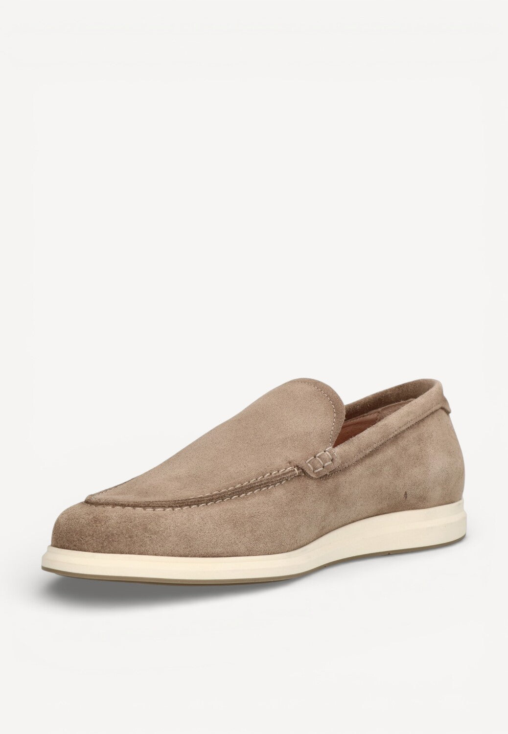 Heren instapper-Beige suède/nubuck