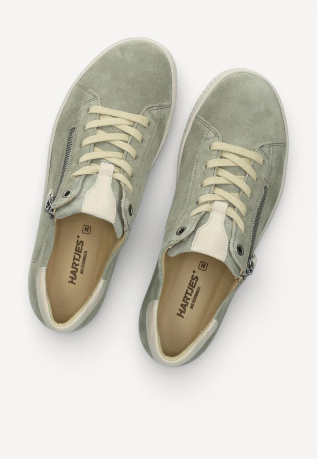 DAMES SPORTIEVE VETERSCHO-Groen suède/nubuck