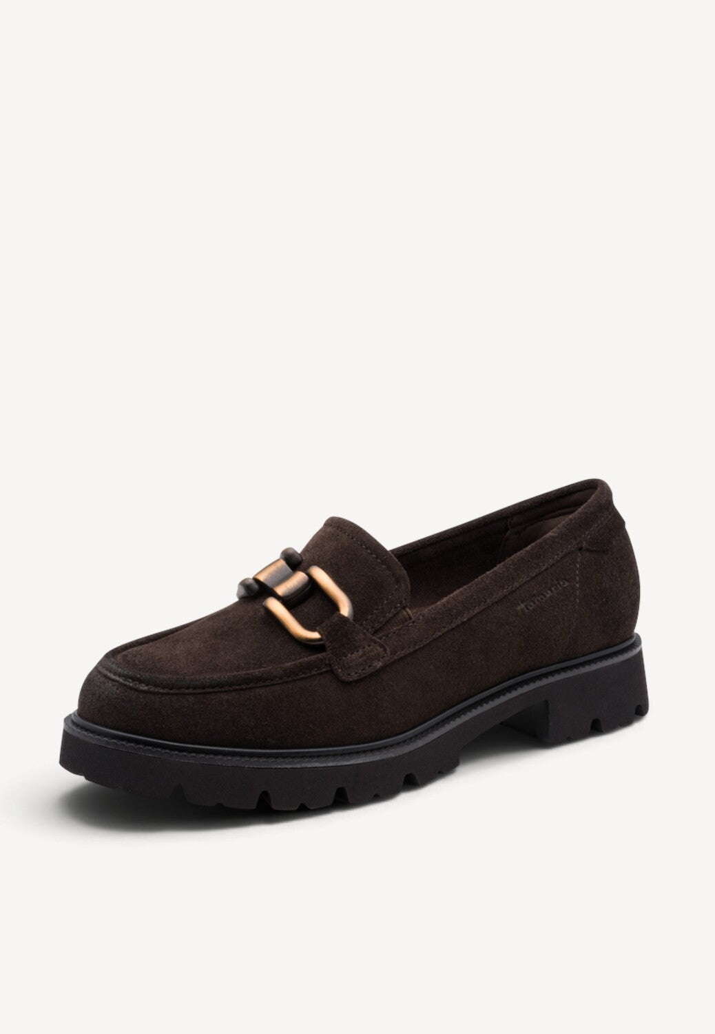 DAMES INSTAPSCHOENEN-Bruin suède