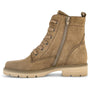 DAMES BOOTS+KORT LAARS-Beige suède/nubuck