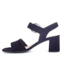 DAMES OPEN SCHOENEN-Blauw suède/nubuck