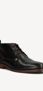 Heren boots-Zwart leer