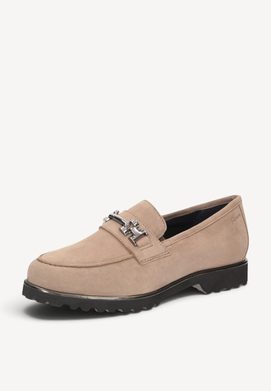 DAMES INSTAPSCHOENEN-Beige suède/nubuck