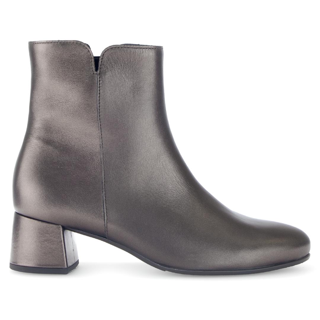 DAMES BOOTS+KORT LAARS-Brons leer