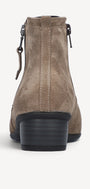 DAMES BOOTS+KORT LAARS-Beige suède/nubuck