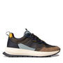 Heren veterschoenen-Beige combi kleur