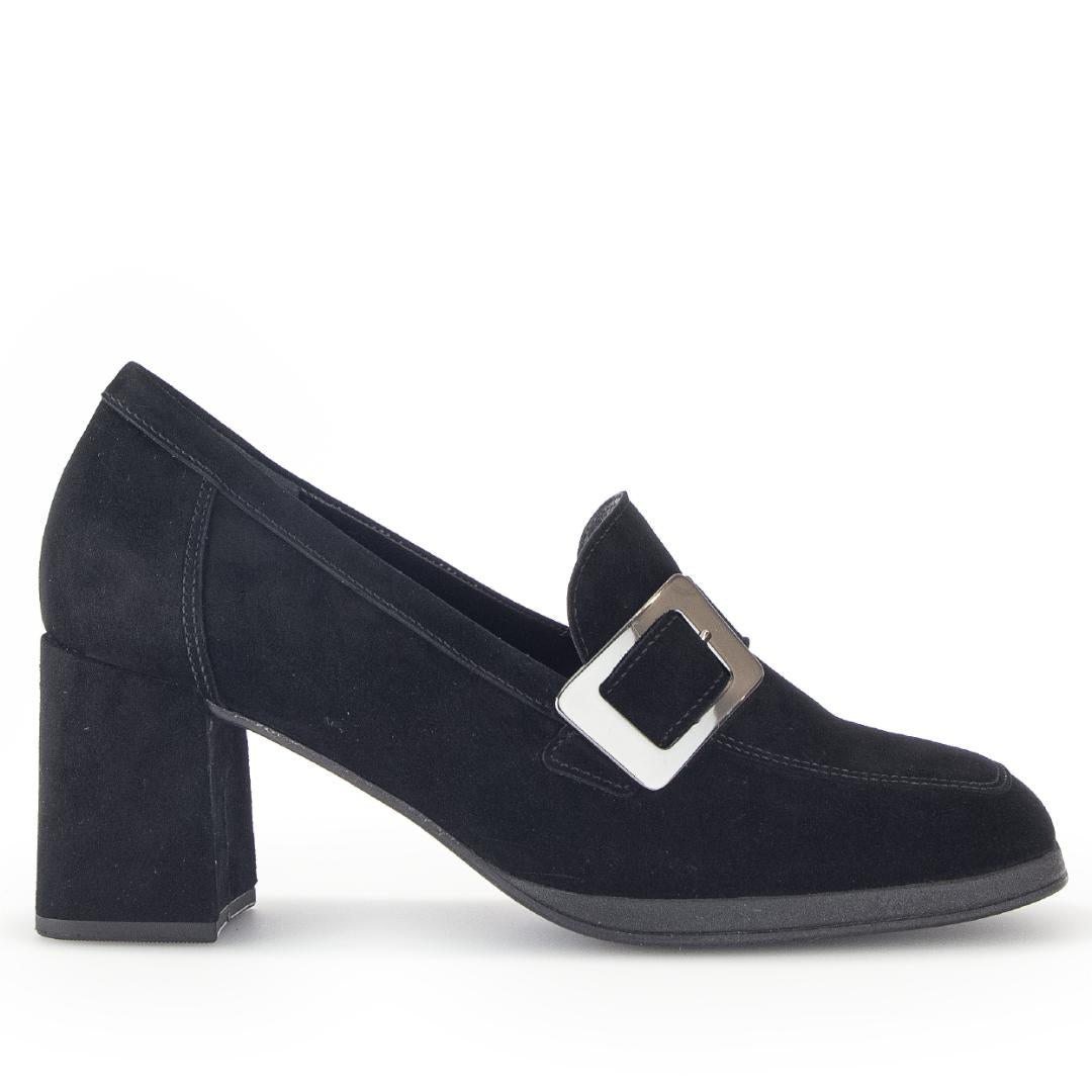 BALLERINAS + PUMPS-Zwart suède