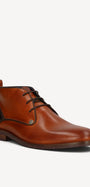 Heren boots-Bruin leer