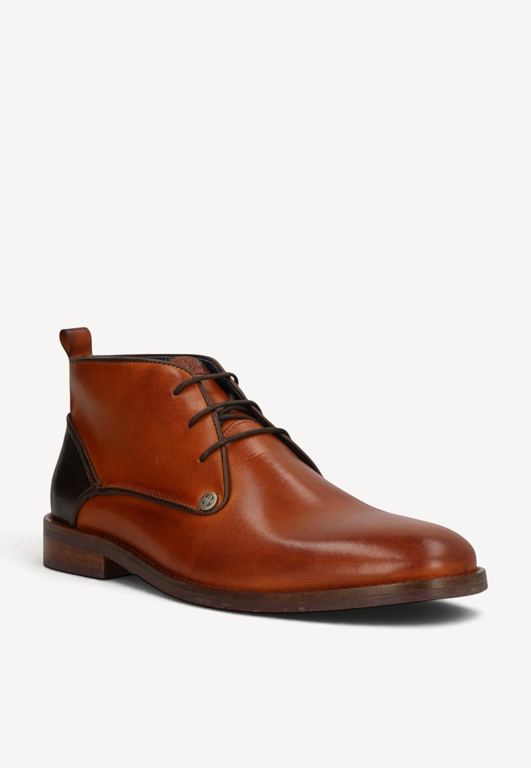 Heren boots-Bruin leer
