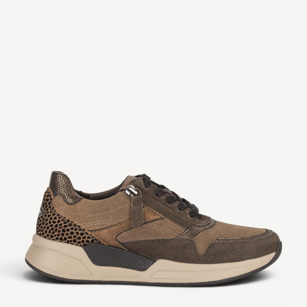 DAMES SPORTIEVE VETERSCHO-Bruin combi kleur