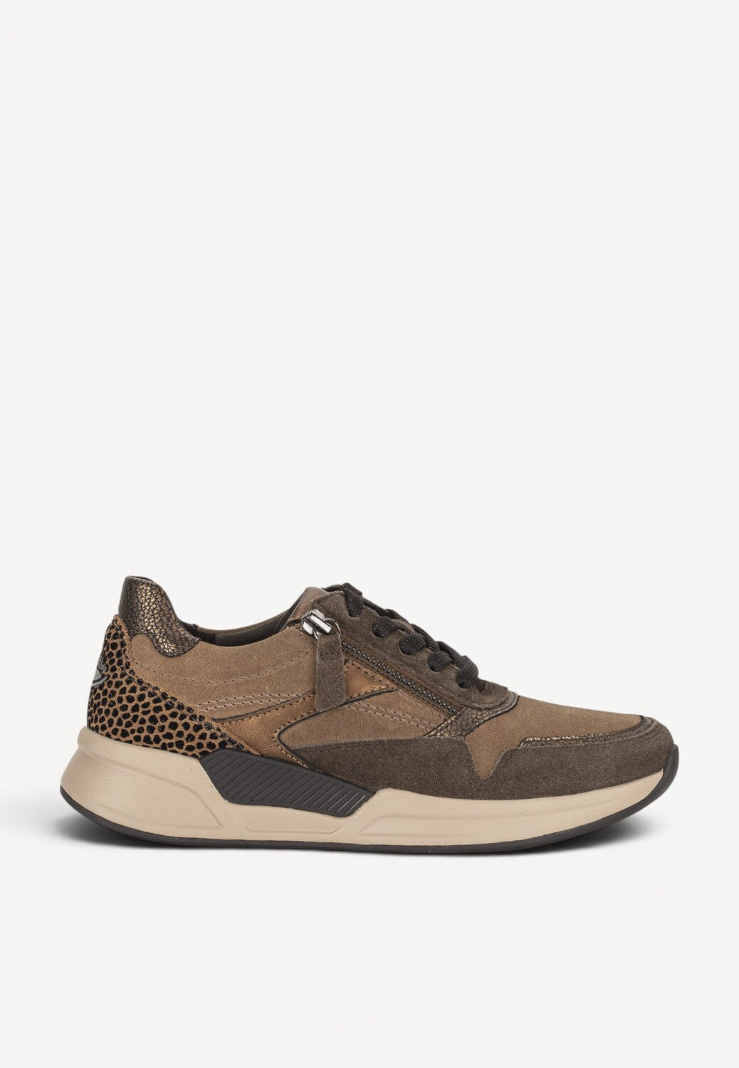 DAMES SPORTIEVE VETERSCHO-Bruin combi kleur