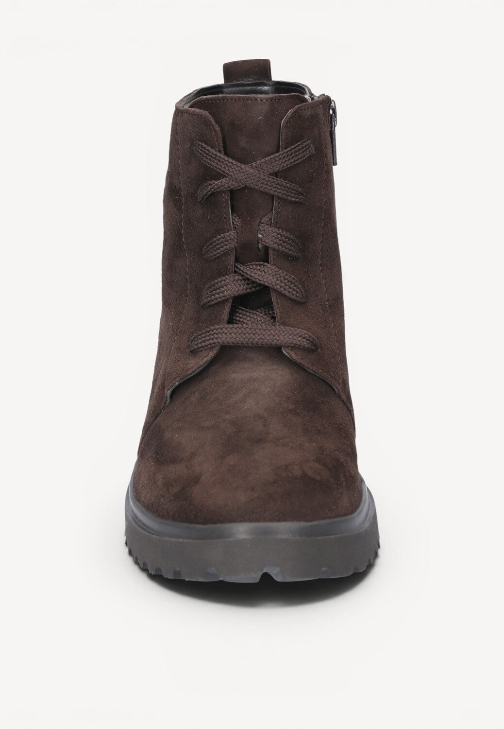 DAMES BOOTS+KORT LAARS-Bruin suède