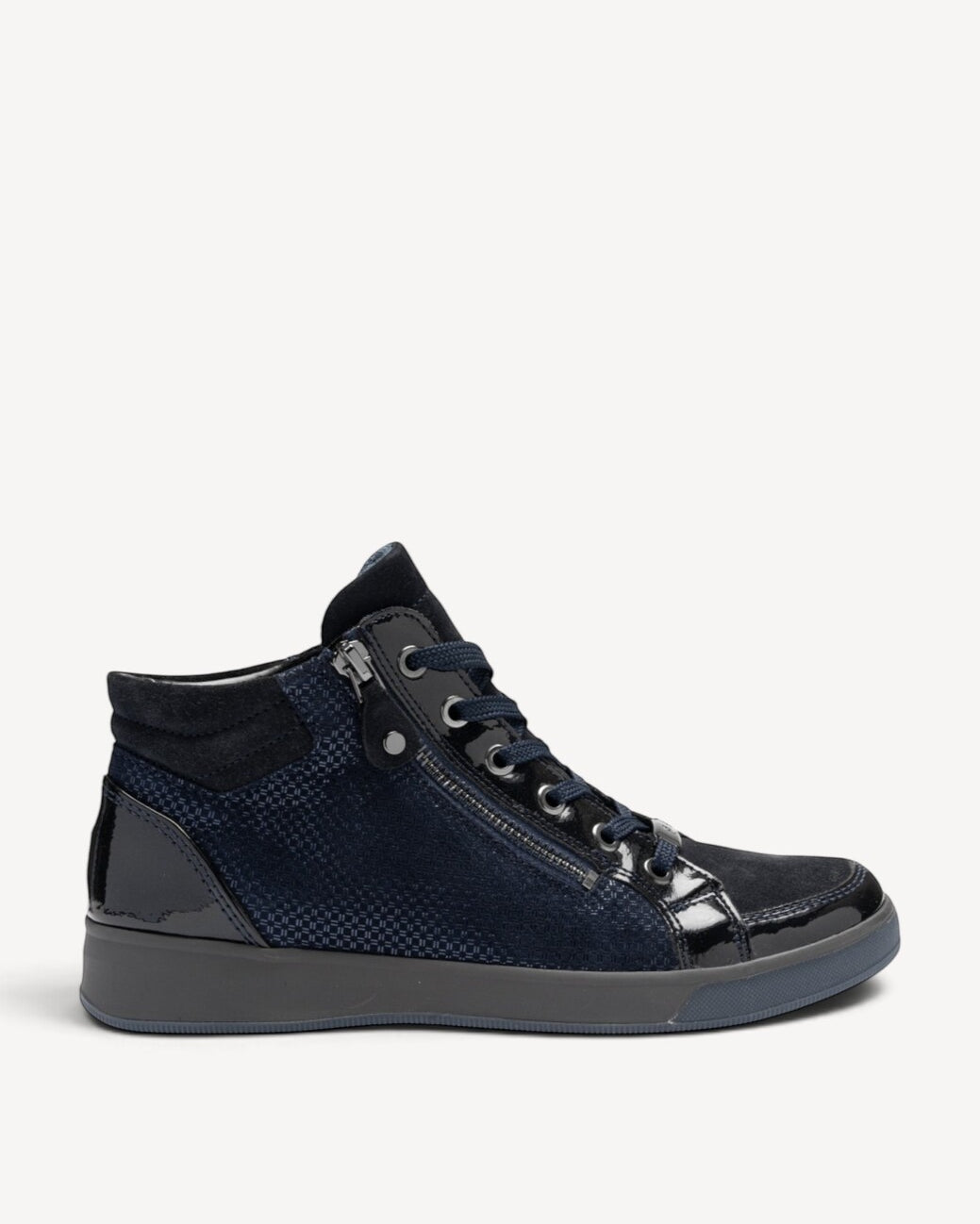 DAMES SPORTIEVE VETERSCHO-Blauw suède/nubuck