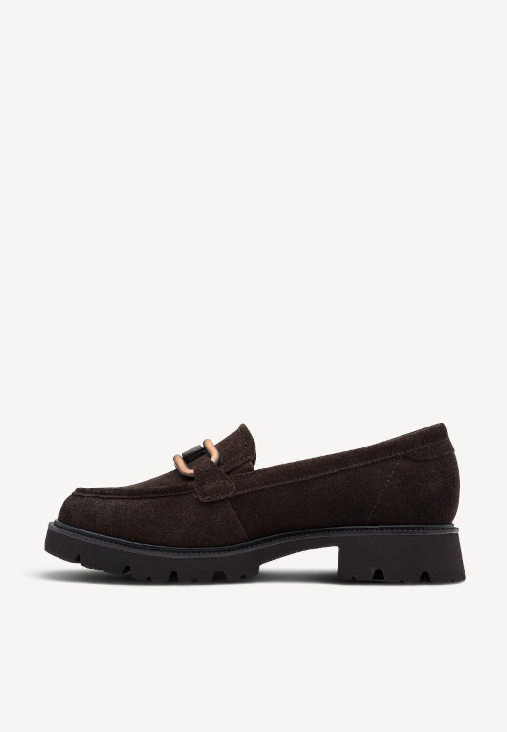 DAMES INSTAPSCHOENEN-Bruin suède