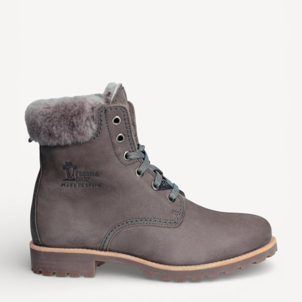 DAMES BOOTS+KORT LAARS-Grijs suède