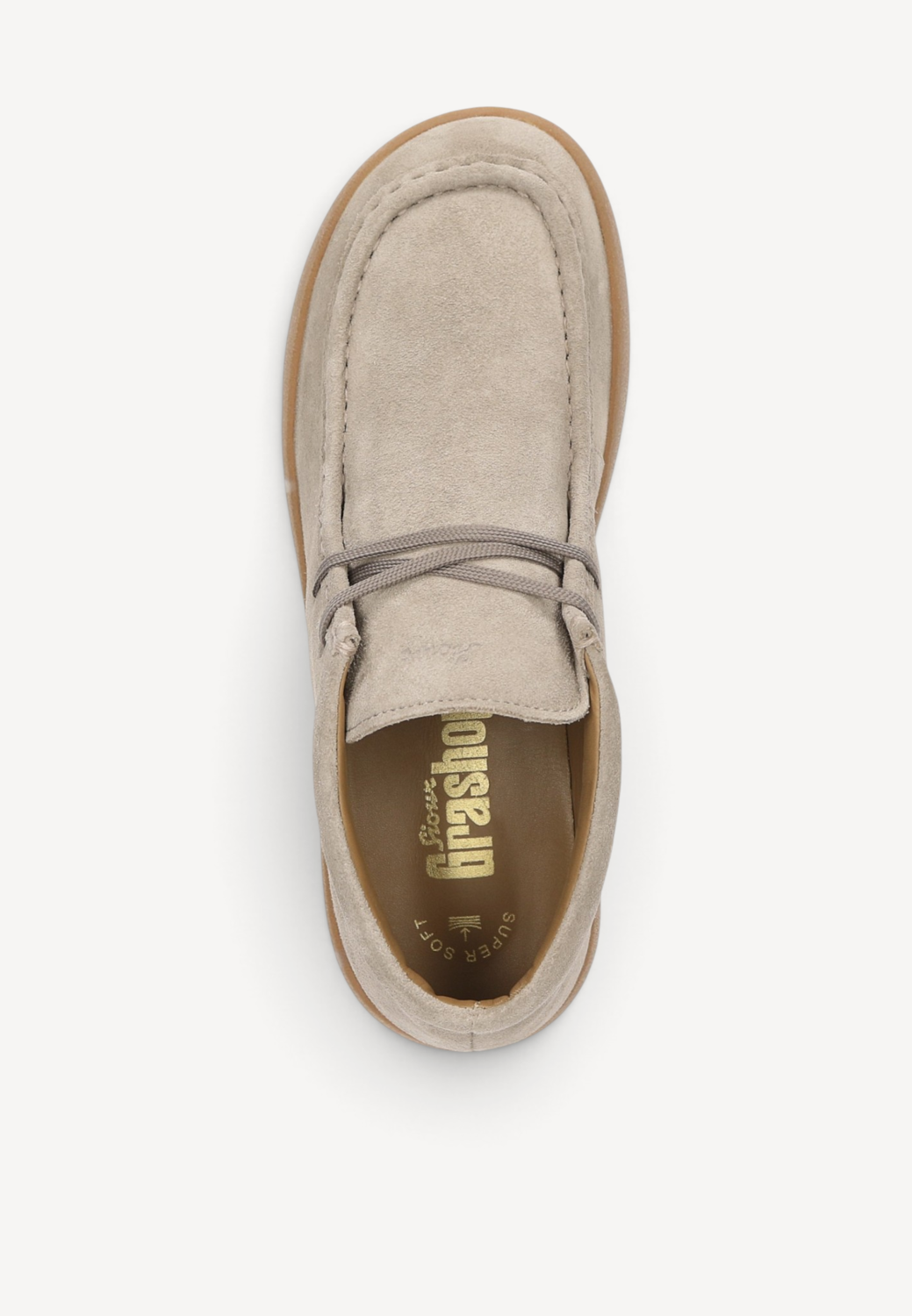 DAMES SPORTIEVE VETERSCHO-Beige suède/nubuck