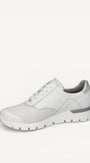 DAMES SPORTIEVE VETERSCHO-Wit leer