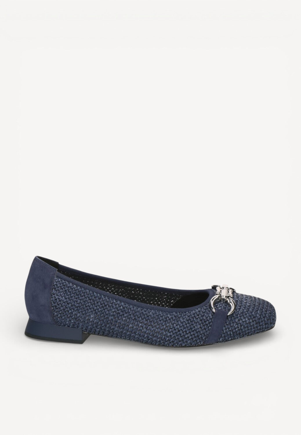 BALLERINAS + PUMPS-Blauw leer