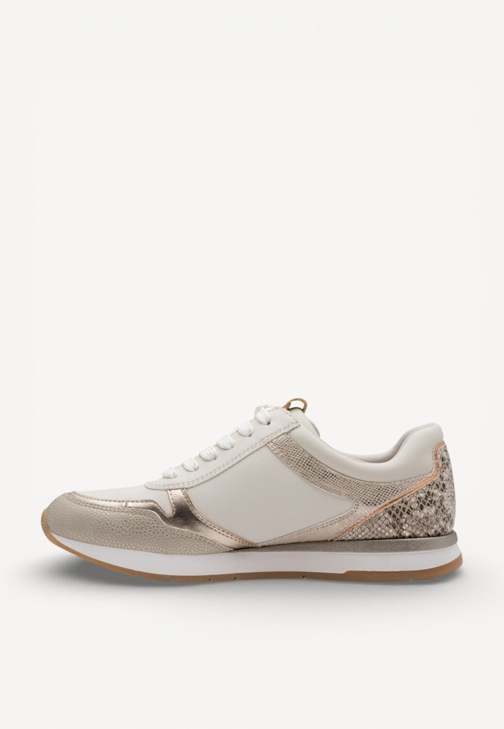DAMES SPORTIEVE VETERSCHO-Beige leer