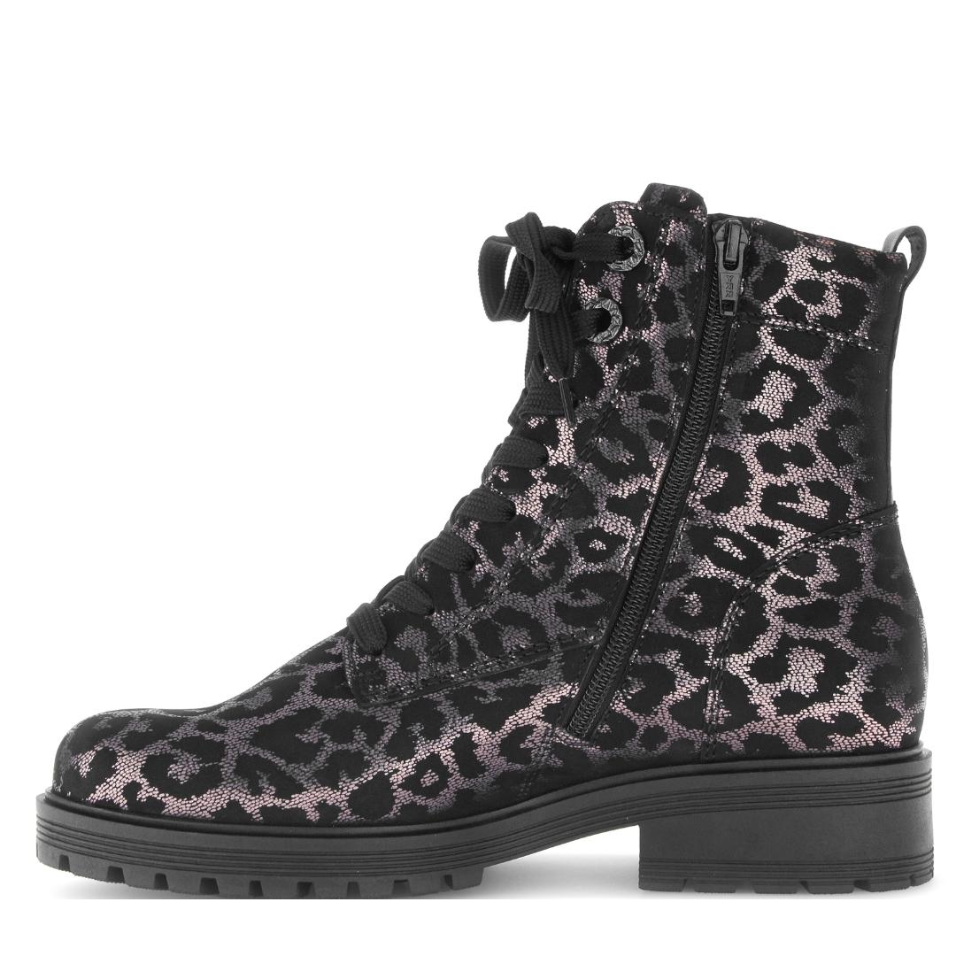 DAMES BOOTS+KORT LAARS-Brons combi kleur