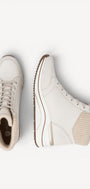 DAMES SPORTIEVE VETERSCHO-Beige leer