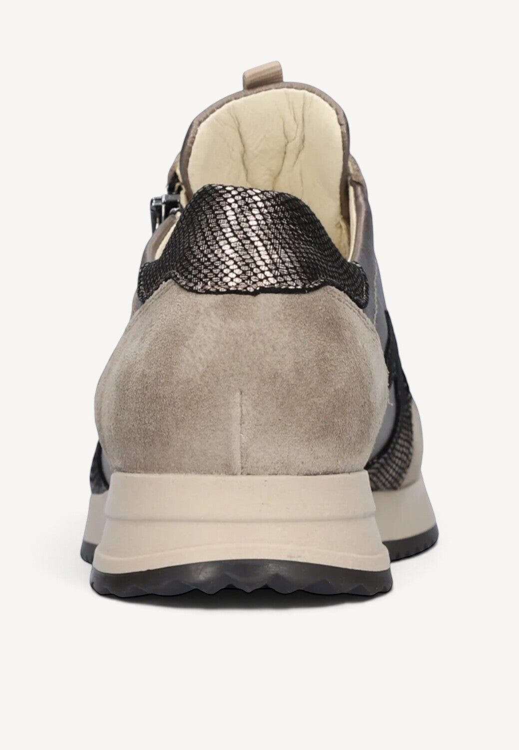 DAMES SPORTIEVE VETERSCHO-Beige suède/nubuck