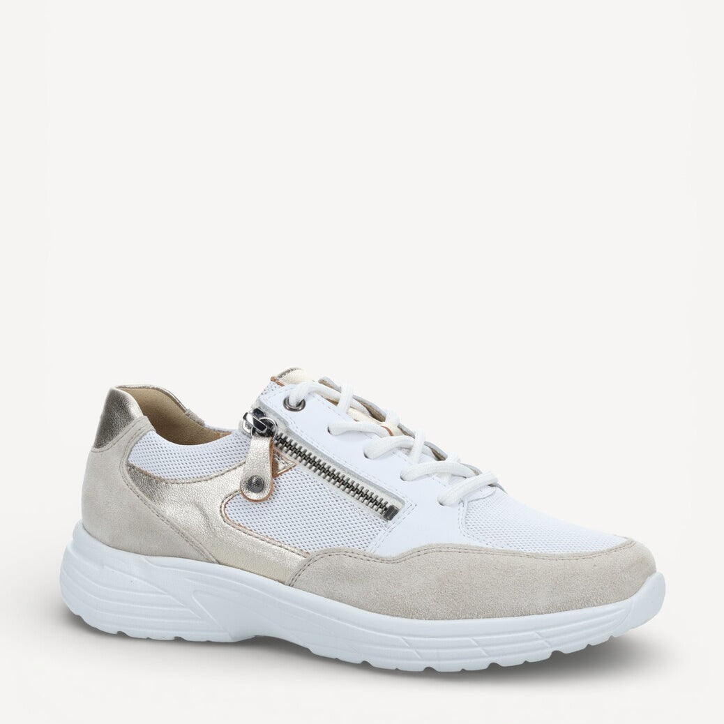 DAMES SPORTIEVE VETERSCHO-Beige suède/nubuck