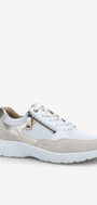 DAMES SPORTIEVE VETERSCHO-Beige suède/nubuck