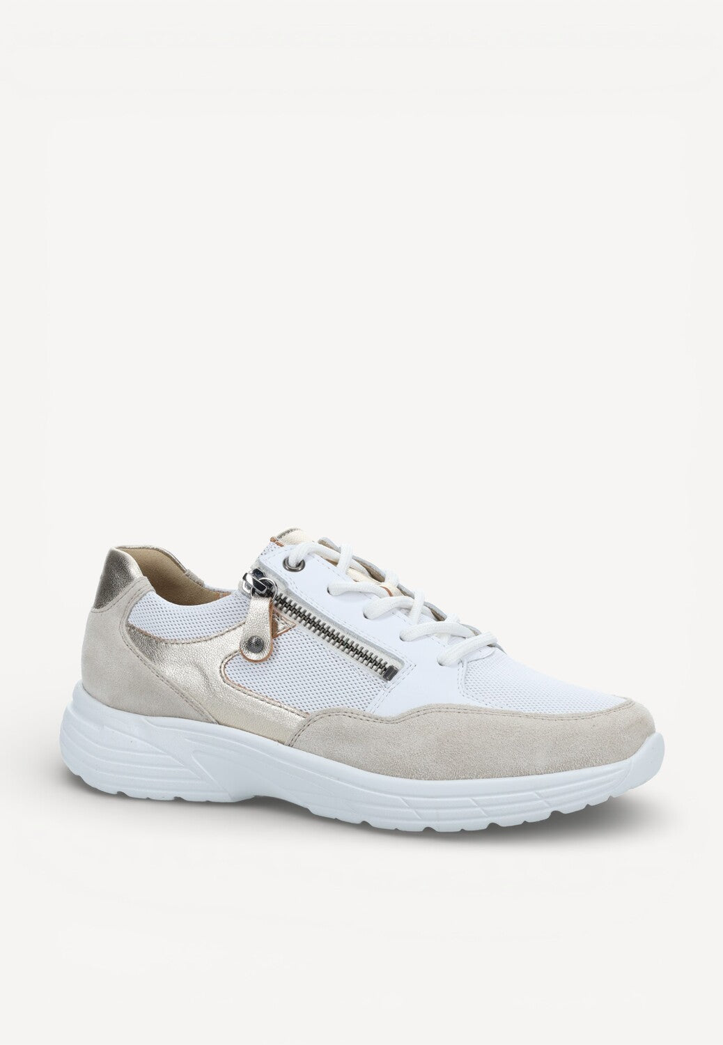 DAMES SPORTIEVE VETERSCHO-Beige suède/nubuck